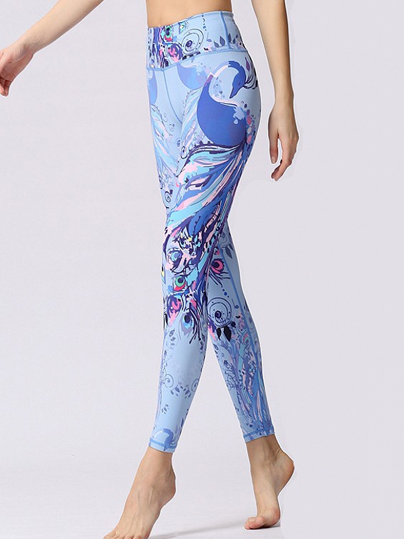 Gemustert Yogahose Damen Leggings HS020