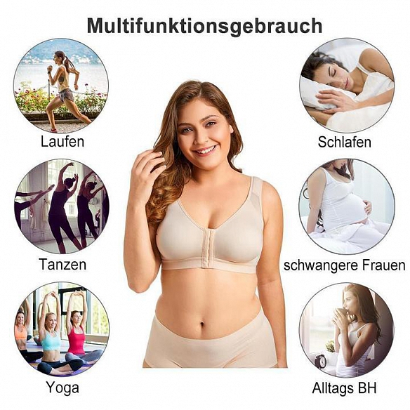 Damen Starker Halt Sport BH FT134