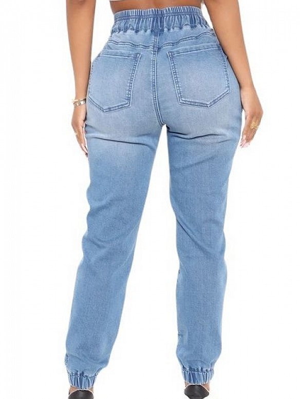 Jeans Leichte Jeans mit hoher Taille HS949