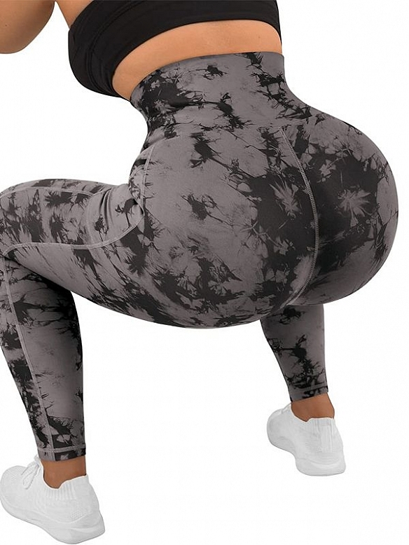 Sport-Patchwork-Taschenhose in Batik-Optik HS926