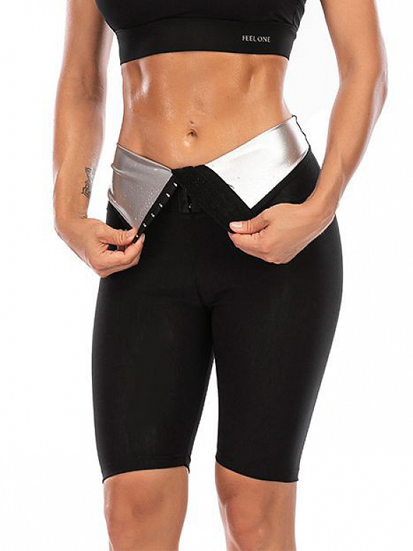 Damen Saunahose  mit Haken-Reihen HS474