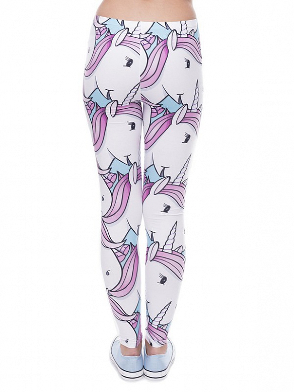 Damen Gemusterte Leggings Sporthose HS285