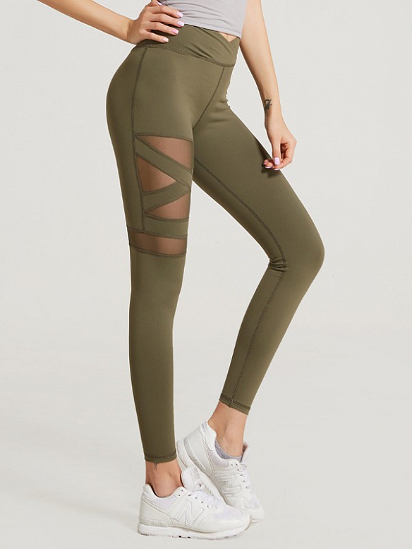 Damen Leggings Yogatights mit Mesh HS229