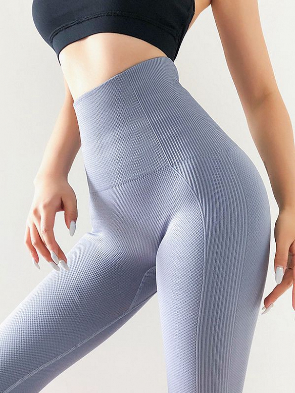 Damen nahtlos Trainingsanzug Sporthose HS431