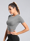 Damen Yoga T-Shirt Crop Top FT153
