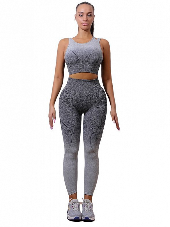 Herbst und Winter neue hängende Farbstoff Gradient Yoga tragen   ST237