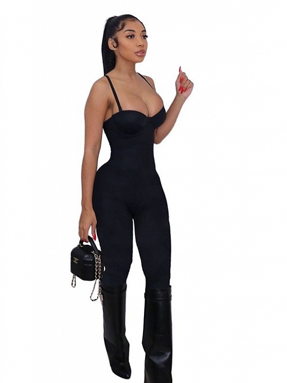 High-waisted hip-lifting sports jumpsuit for women HS974