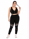 Damen Schwarz Atmungsaktiv Shaping Hip Lift Sweatpants HS667