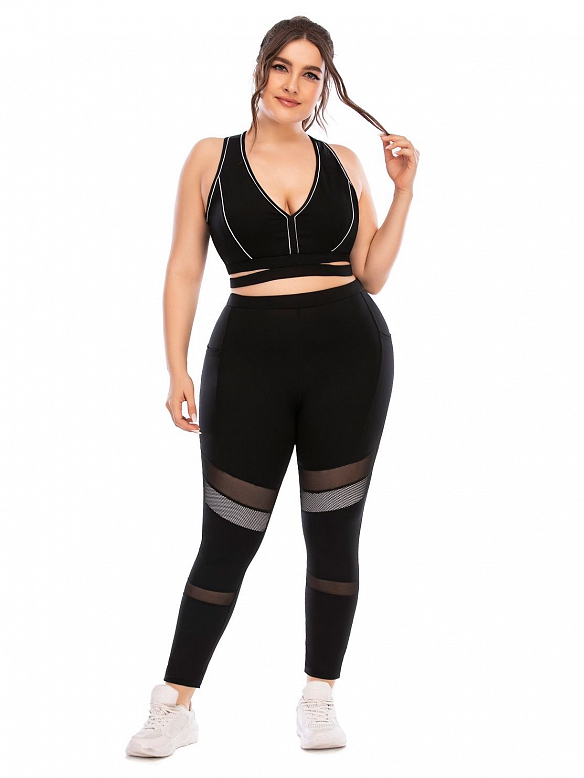 Damen Schwarz Atmungsaktiv Shaping Hip Lift Sweatpants HS667