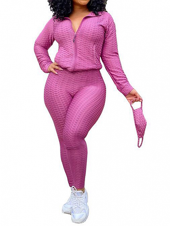 Damen 3er-Set Activewear Set mit Mundschutz  ST155