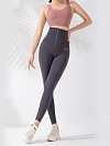 DAMEN LEGGINGS SPORTHOSE mit Reißverschluss HS374
