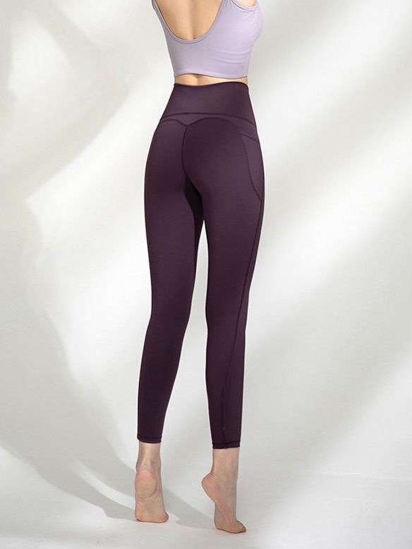 Damen High Waist Sporthose Leggings mit Tasche HS440