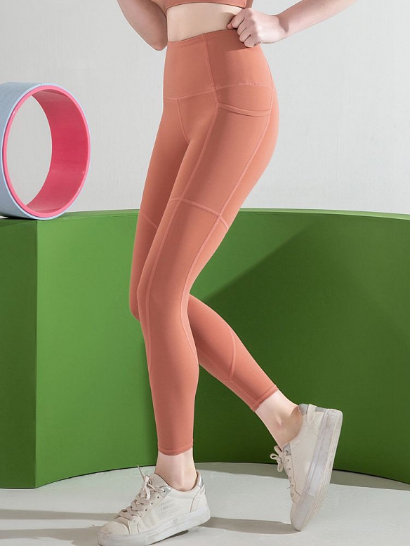 Damen Sporthose Leggings mit Taschen HS376