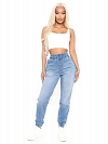 Jeans Leichte Jeans mit hoher Taille HS949