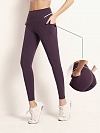 Damen Sport Leggins mit Tasche Höhe Taille Yogahose HS015