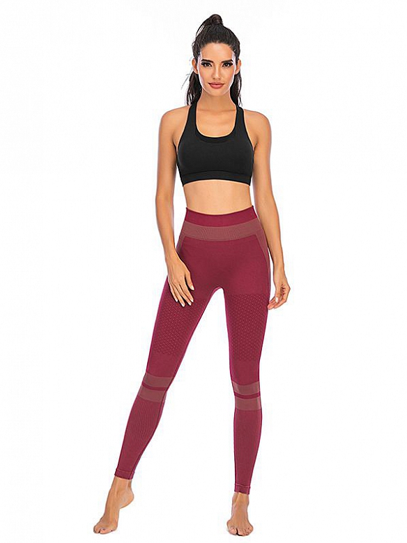 Nackte High Waist Peach Booty Yogahose   HS745