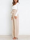 Lässige und vielseitige Hose mit weitem Bein HS862