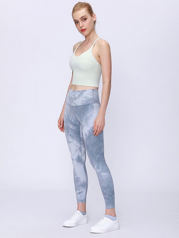 Damen Gemusterte Leggings Yogahose HS302