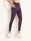 Damen Sport Leggins mit Tasche Höhe Taille Yogahose HS015