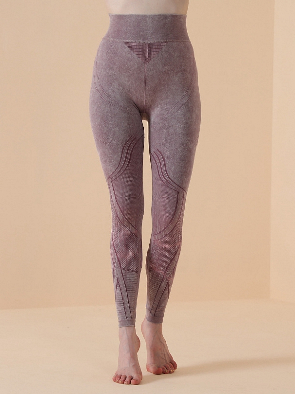 Damen gemusterte Lange Leggings HS568