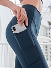 Damen Sport Leggins mit Taschen Fitnesshose HS301