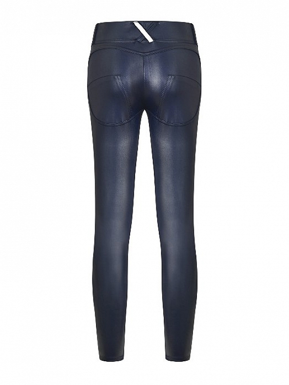 Damen Push Up  PU  Leggings  HS403