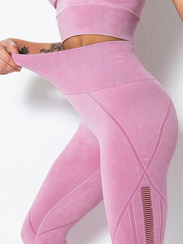Damen Sport Leggings mit Mesh HS484