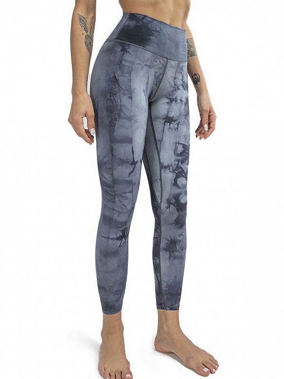 Damen weich Tie dye Leggings HS444