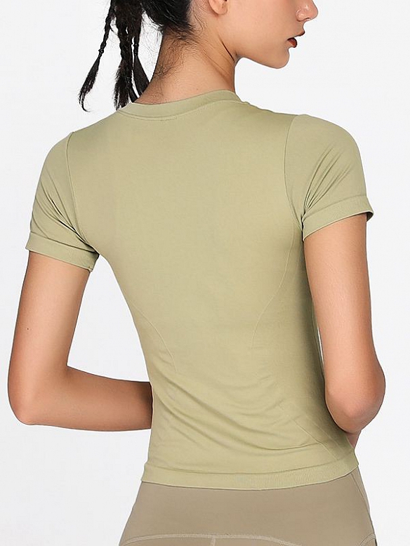 Damen Yoga Fitness T-Shirt FT162