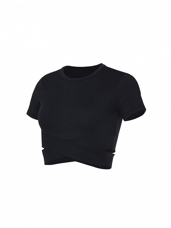 Damen Yoga T-Shirt Crop Top FT153