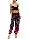 Damen Gemusterte Haremshose Yogahose für Sommer HS509