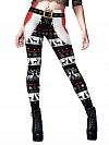 Weihnachtshosen Europäische und amerikanische neue elastische Damenhosen Yogahosen HS675