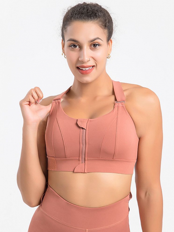 Damen Verstellbar Starker Halt Sport BH PF002