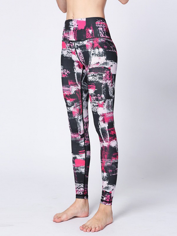 Gemusterte Leggings Fitnesshose HS103