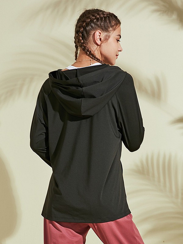 Damen Sport Kapuzenshirt FT089