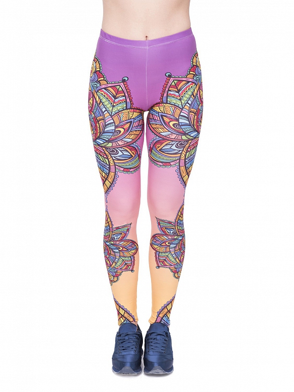 Damen Gedruckte Leggings Yogahose HS256