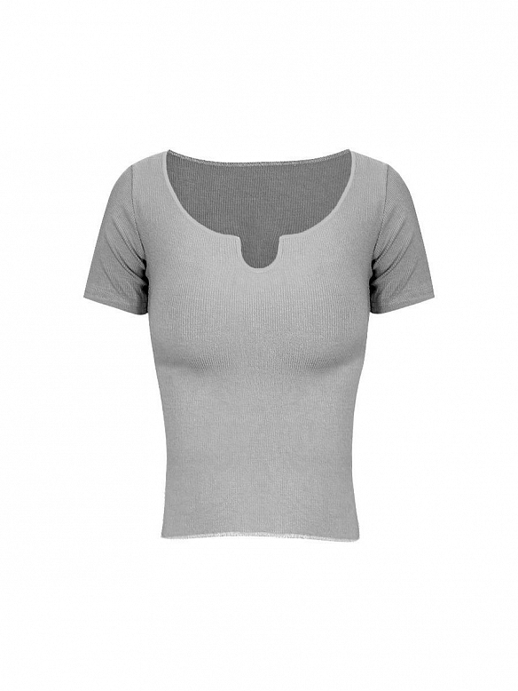 Damen Yoga T-Shirt mit V-Ausschnitt FT149