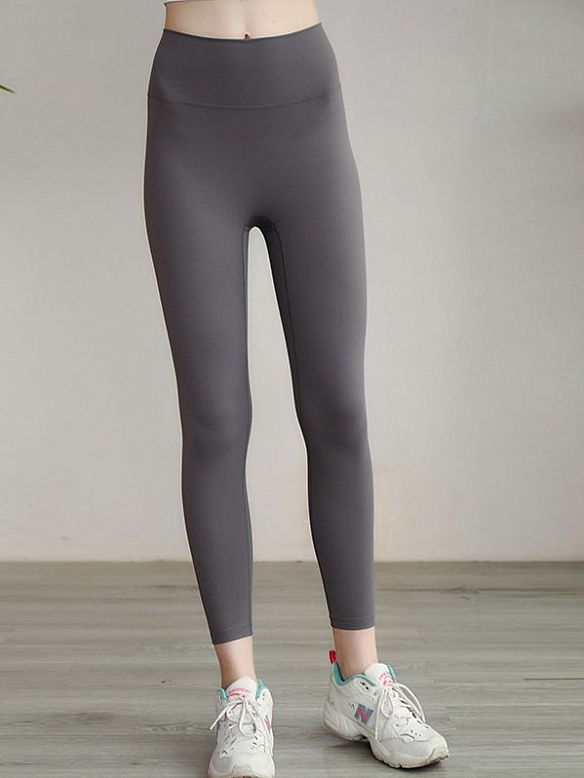 Eng anliegende Yoga- und Fitnesskleidung mit hoher Taille HS875