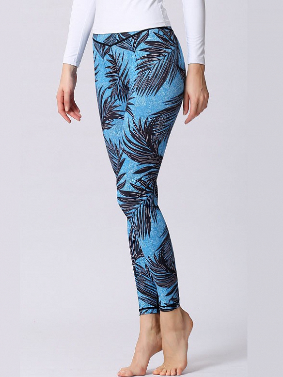 Gemusterte Leggings Yogahose Fitnesshose HS064