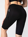 Damen Kurze Leggings mit Taschen HS308