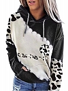 Bedrucktes Langarm-Kapuzenpullover-Sweatshirt FT285