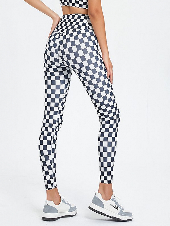 Dehnbare Skinny Nackt Yoga Hose Außen HS804