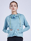 Damen Sporttop Sport Kapuzenshirt FT066