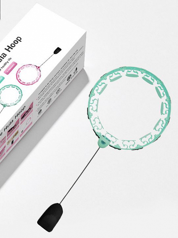 Übung Magnet Hula HoopReifenGewichteter Hula HoopReifenAbnehmbar   AS028