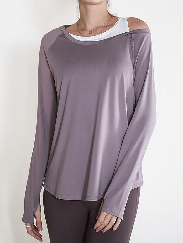 Damen Langärmliges Sport Shirt FT103