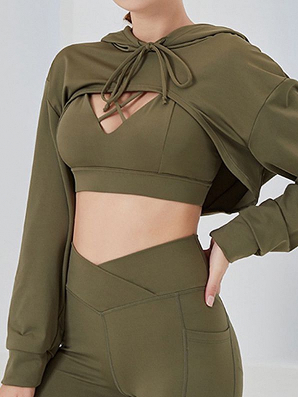 Outdoor Running 3-teiliges Yoga-Anzug-Set ST209