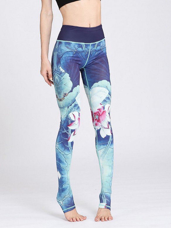 Gemusterte Leggings Yogahose HS151