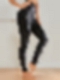Jacquard-Skinny-Yogahose für Frauen HS764