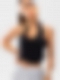 Hängender Hals Sportunterwäsche für Frauen mit Brustpolster zurück Yoga-Tank-Top FT252