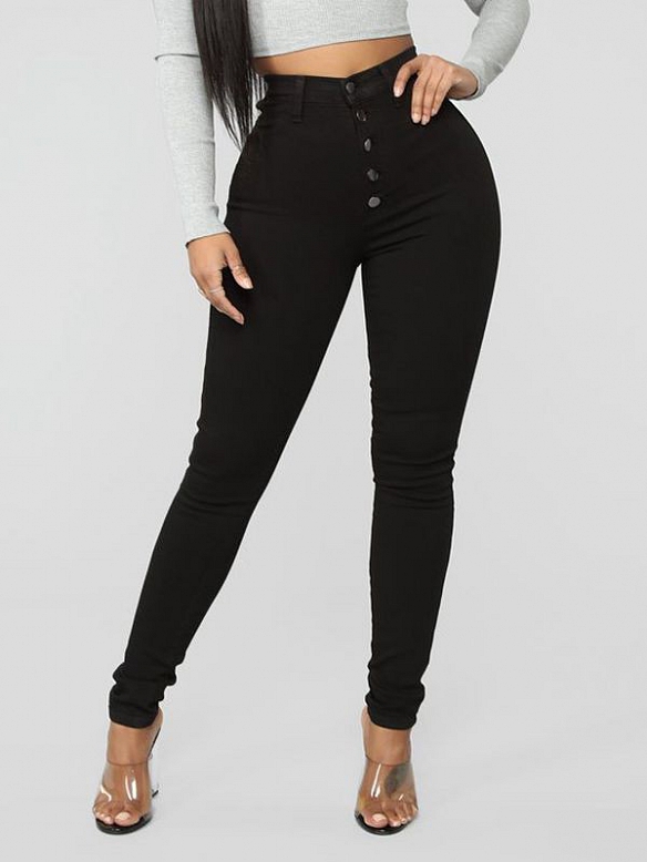 Damen elastische Jeggings HS515